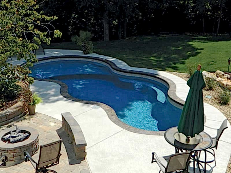 axiom fiberglass pool