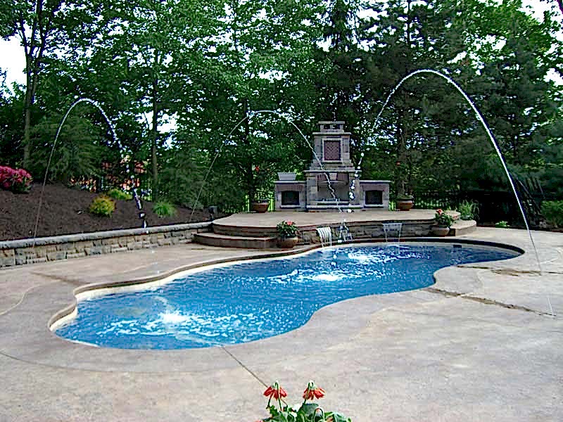 calypso fiberglass pool