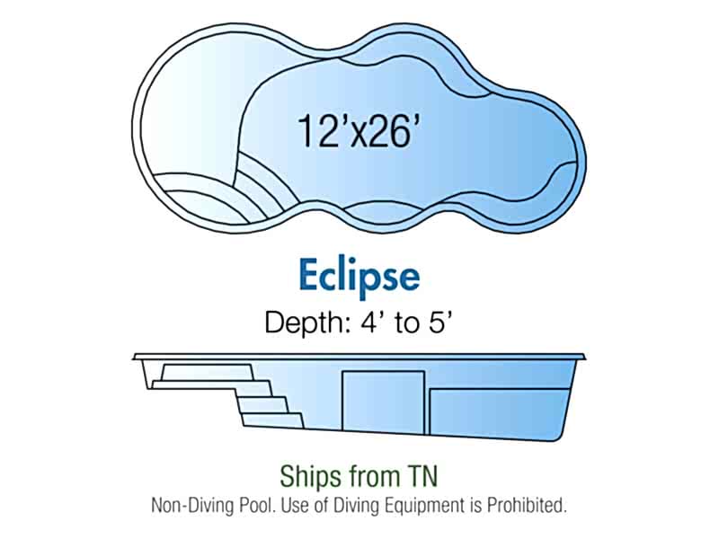 eclipse fiberglass pool