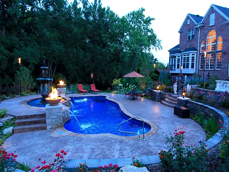 Synergy fiberglass pool